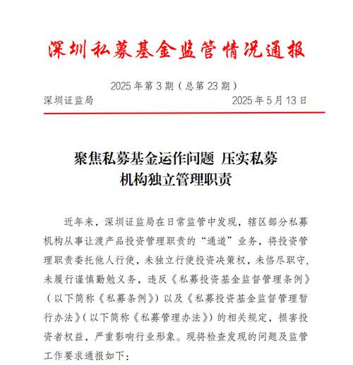深圳私募基金监管通报_网上炒股配资_私募基金乱象通报
