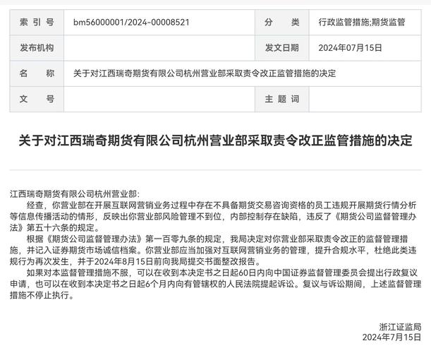 浙江证监局期货公司配资违规_吴剑期货公司配资被罚_在线期货配资