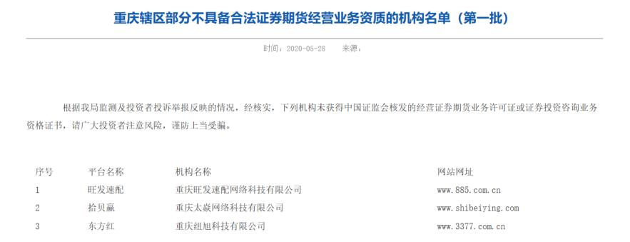 多地证监局公示场外配资黑名单，非法金融活动风险大