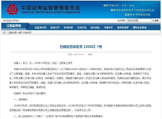 又见券商员工违规炒股被罚超200万！借他人账户配资交易破亿