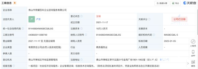 证券配资_佛山市荣耀百年企业咨询服务有限公司 场外配资 投资者报案指南