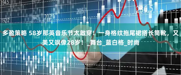 多盈策略 58岁那英音乐节太敢穿！一身格纹拖尾裙搭长筒靴，又美又飒像28岁！_舞台_蓝白格_时尚